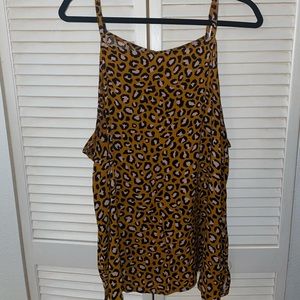 Old Navy 2XL cheetah tank top